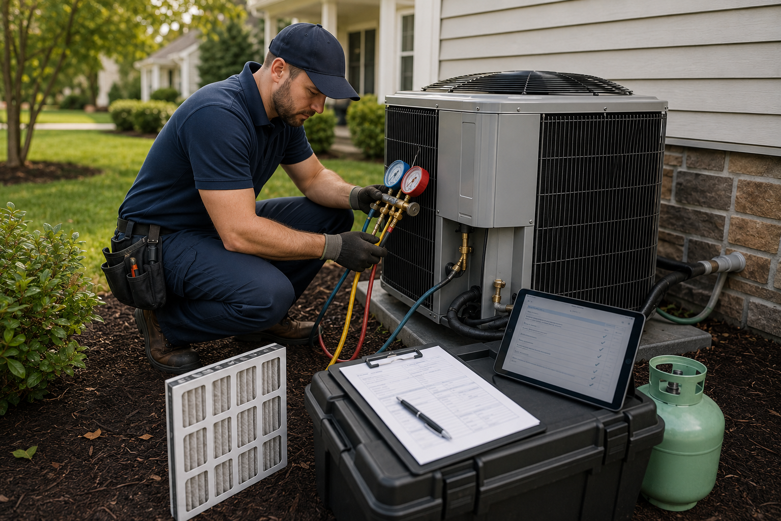HVAC Companies operations and accounting workflow